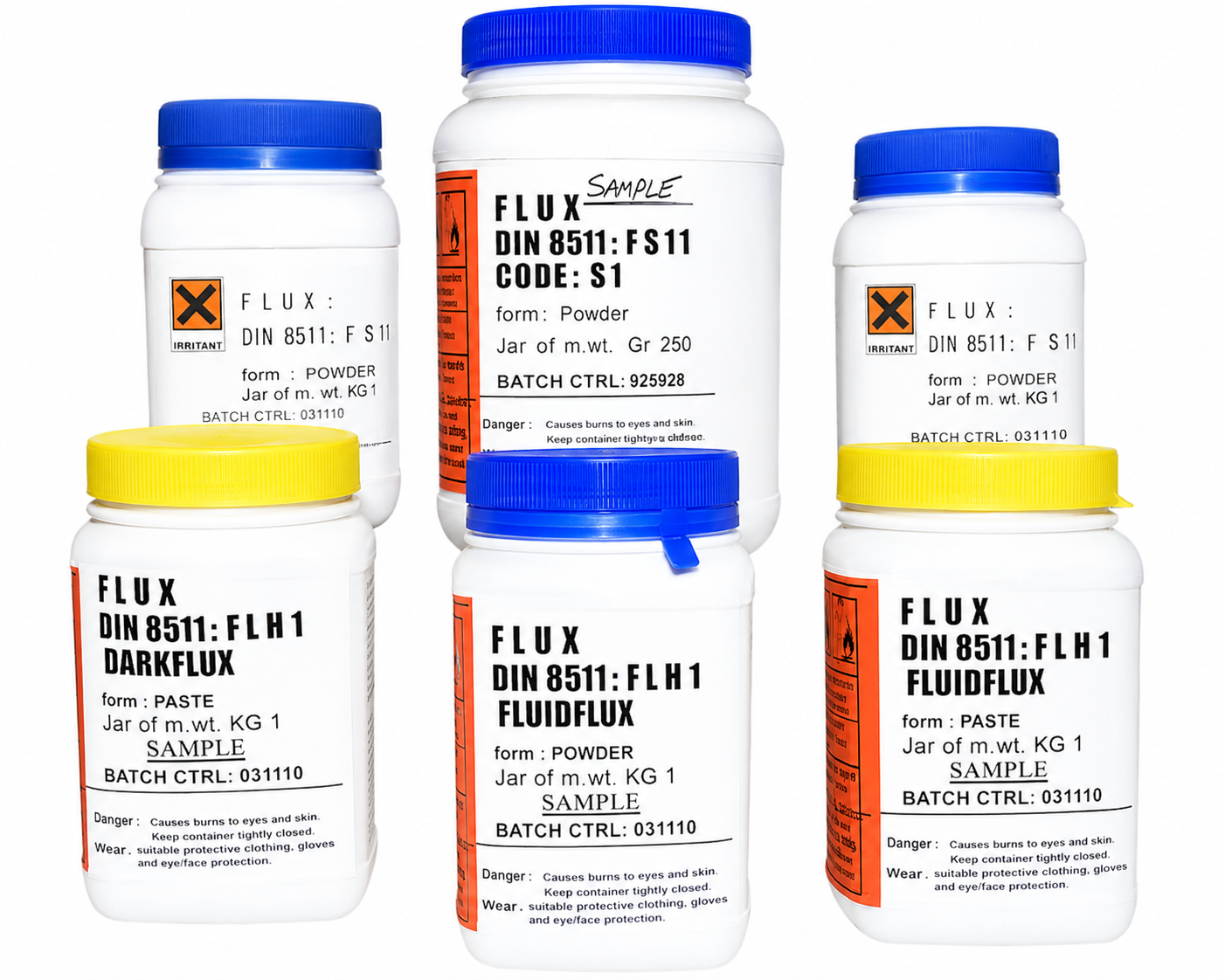 Fluxvill brazing flux