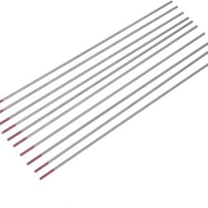 1.6x150mm 10Pcs TIG Welding Tungsten Electrodes Rod 2% Thoriated WT20 Red Welding rods